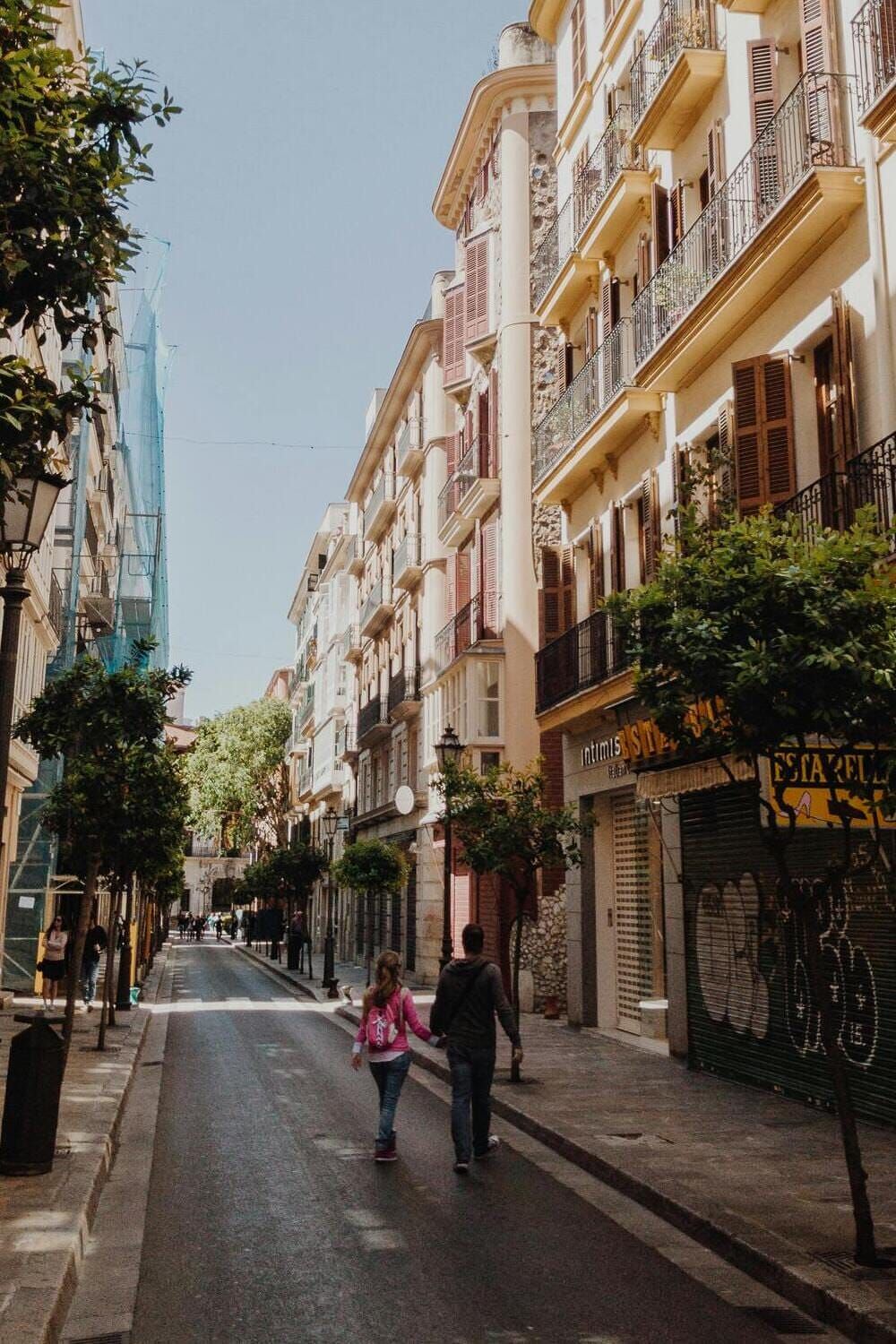 Locales comerciales en las calles de Madrid