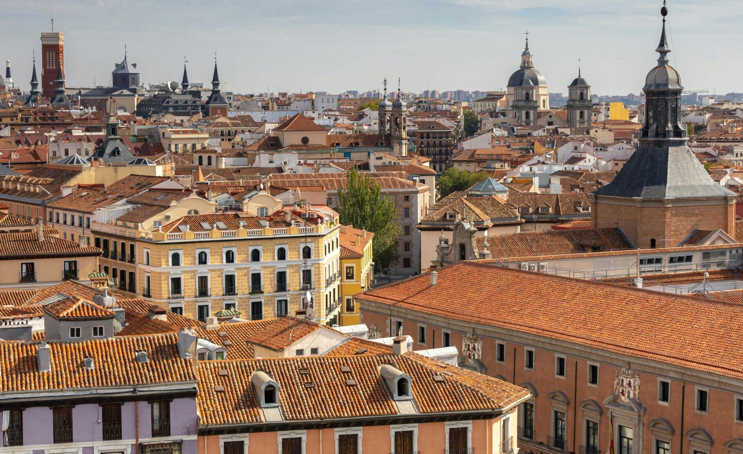 Fachadas centro de Madrid