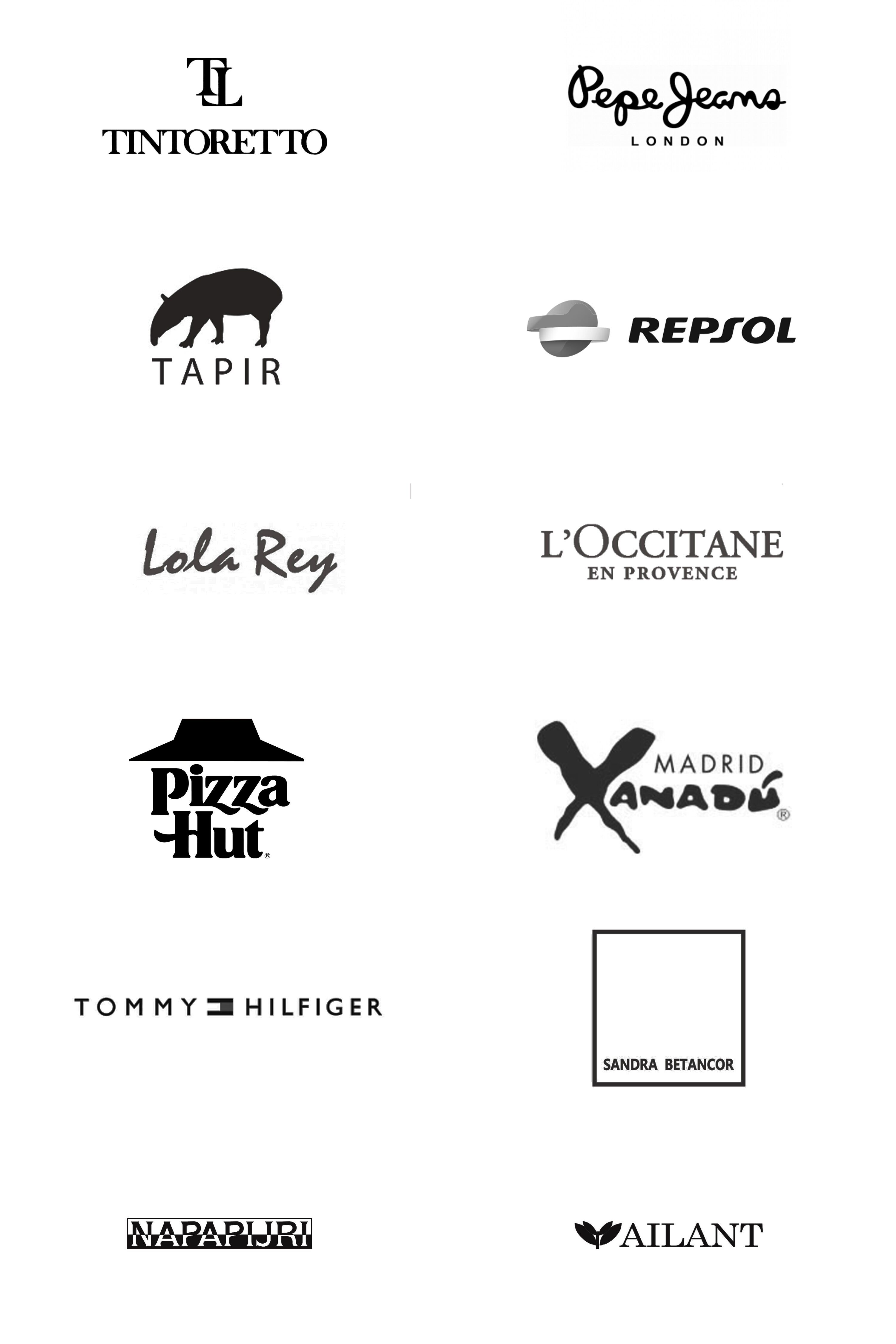 Marcas comerciales con las que trabaja Intervallum